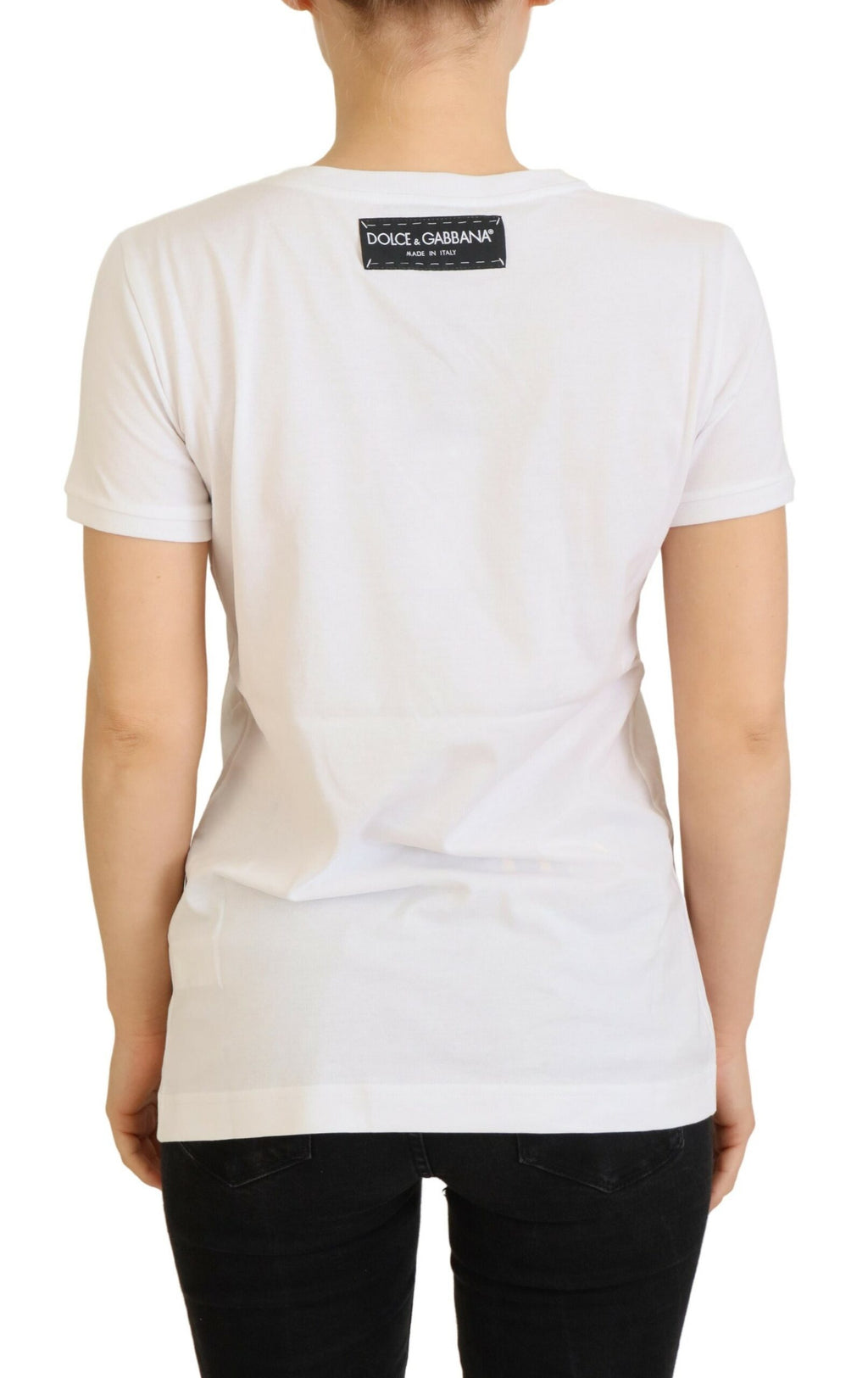 Dolce & Gabbana White T-Shirt for Women detail view