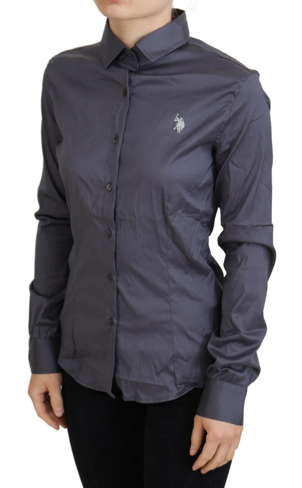 U.S. POLO ASSN. Grey Long Sleeve T-Shirt for Women alternate view