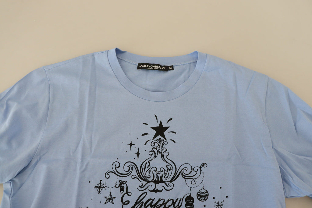Dolce & Gabbana Blue T-Shirt for Men side view