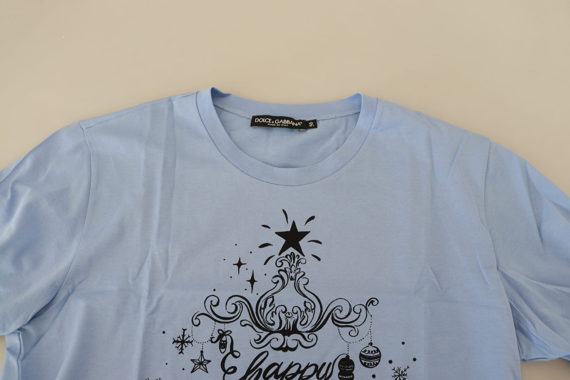 Dolce & Gabbana Blue T-Shirt for Men side view
