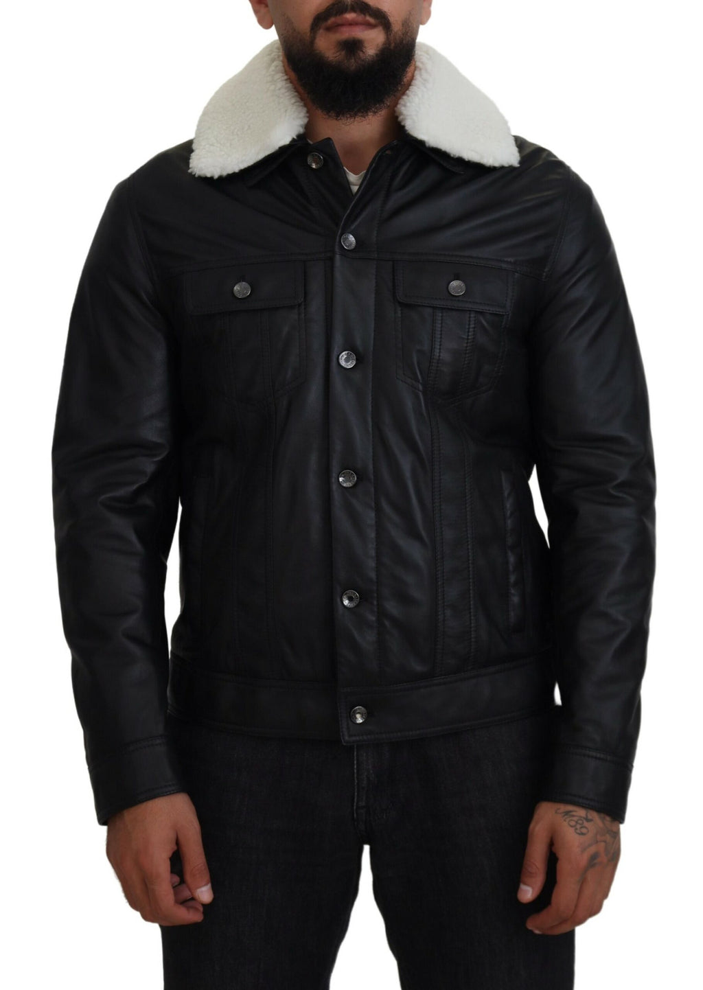 Dolce & Gabbana Black Bomber for Men