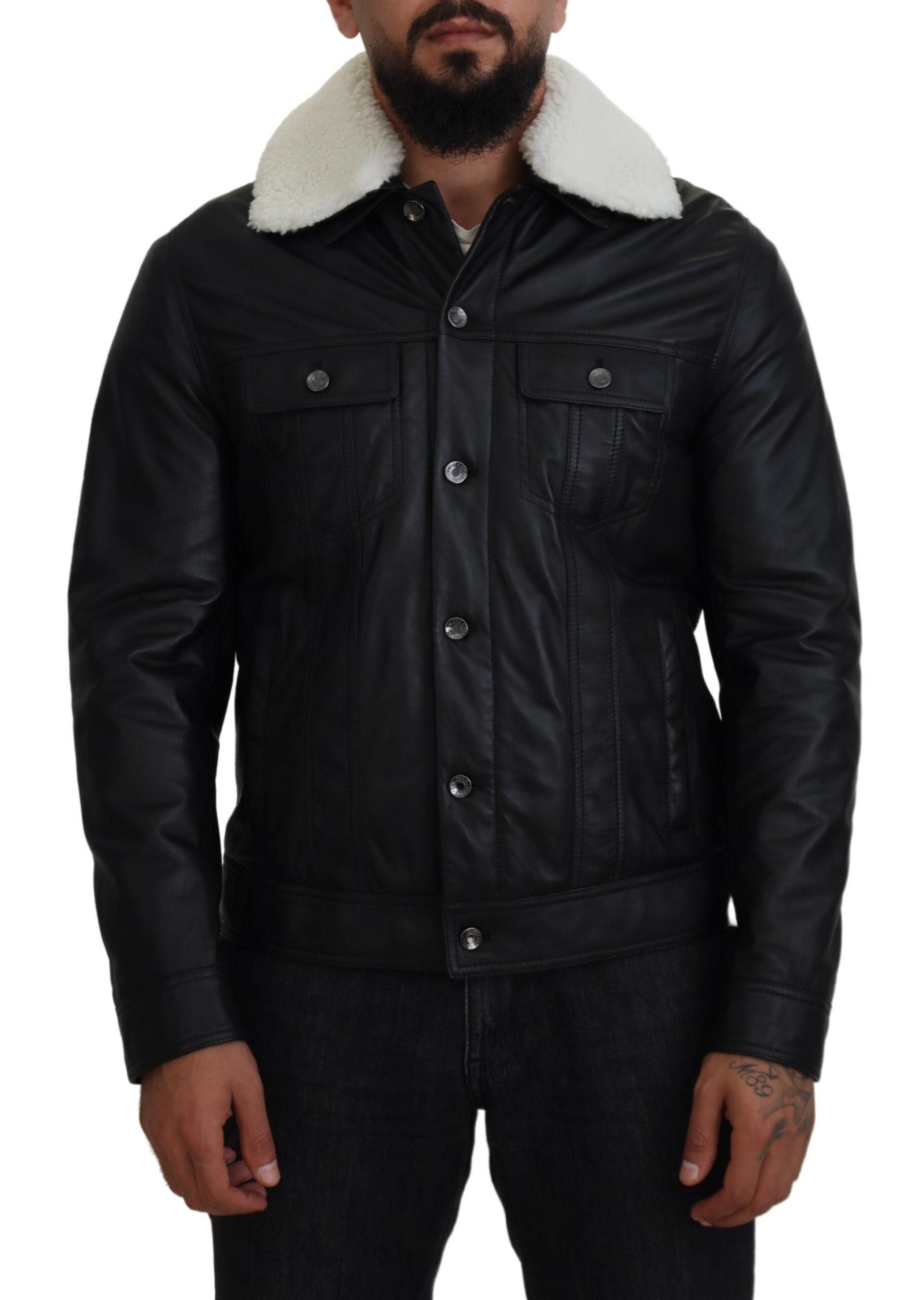 Dolce & Gabbana Black Bomber for Men