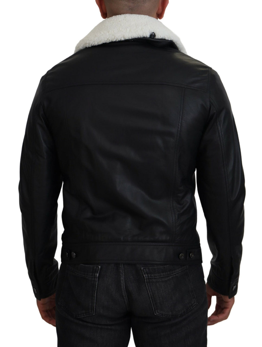 Dolce & Gabbana Black Bomber for Men detail view