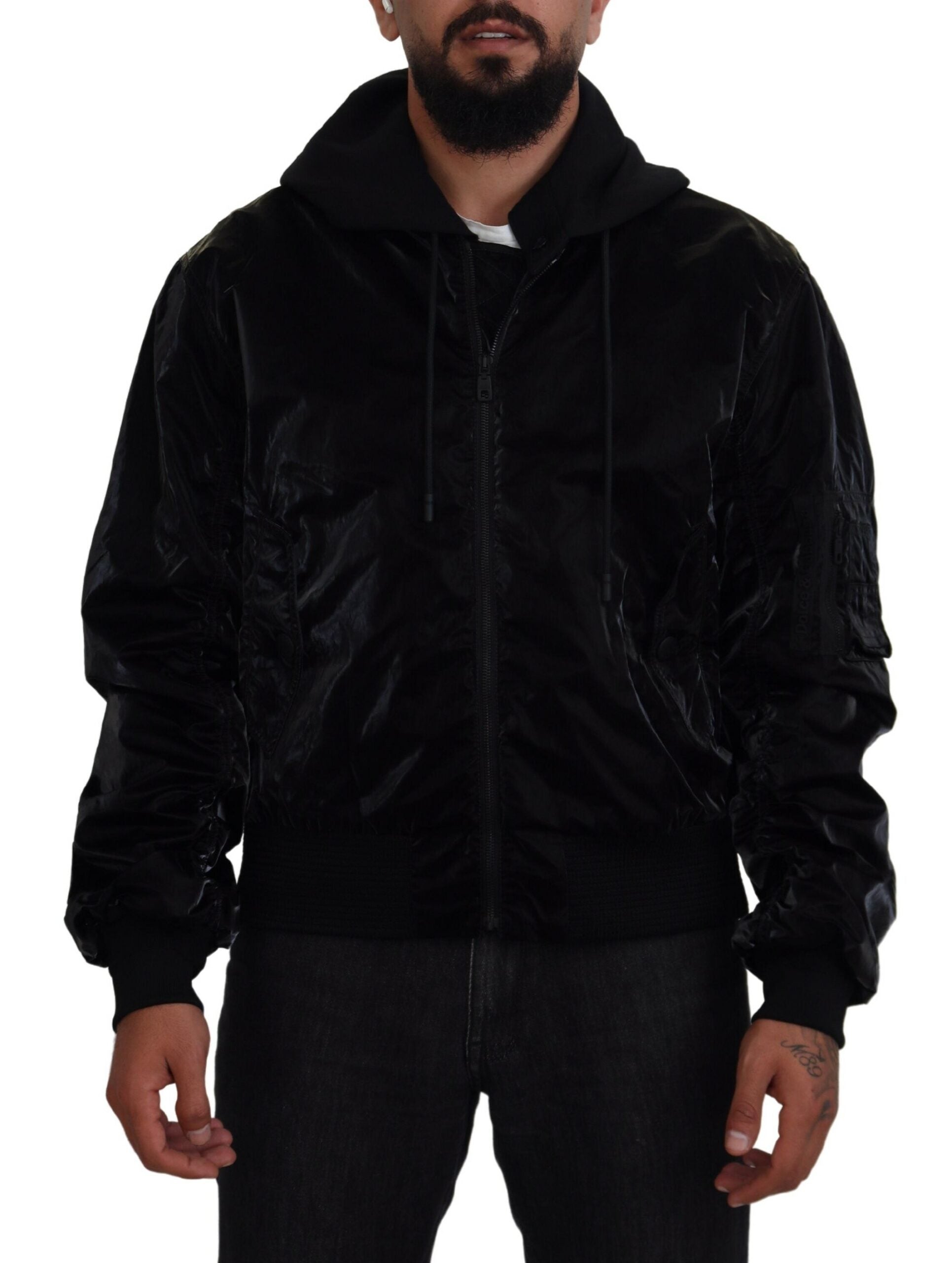 Dolce & Gabbana Black Bomber for Men