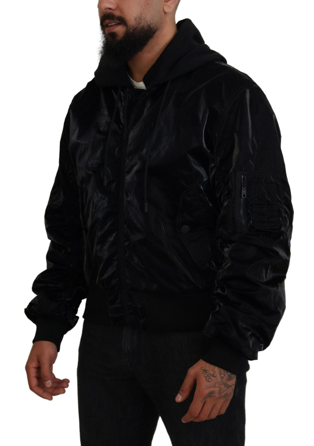 Dolce & Gabbana Black Bomber for Men alternate view