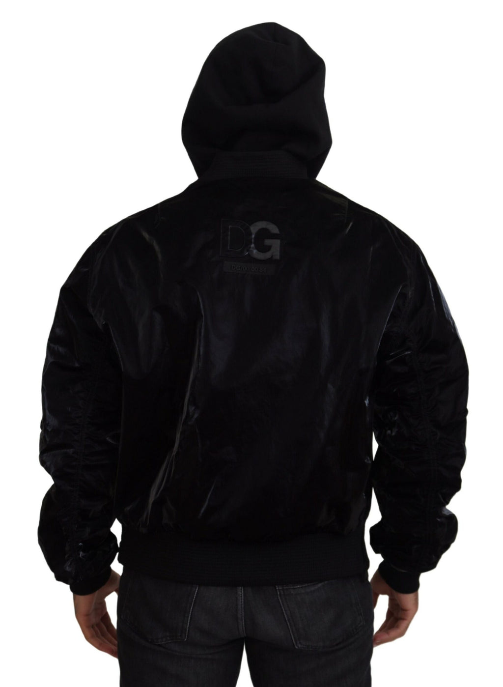 Dolce & Gabbana Black Bomber for Men detail view