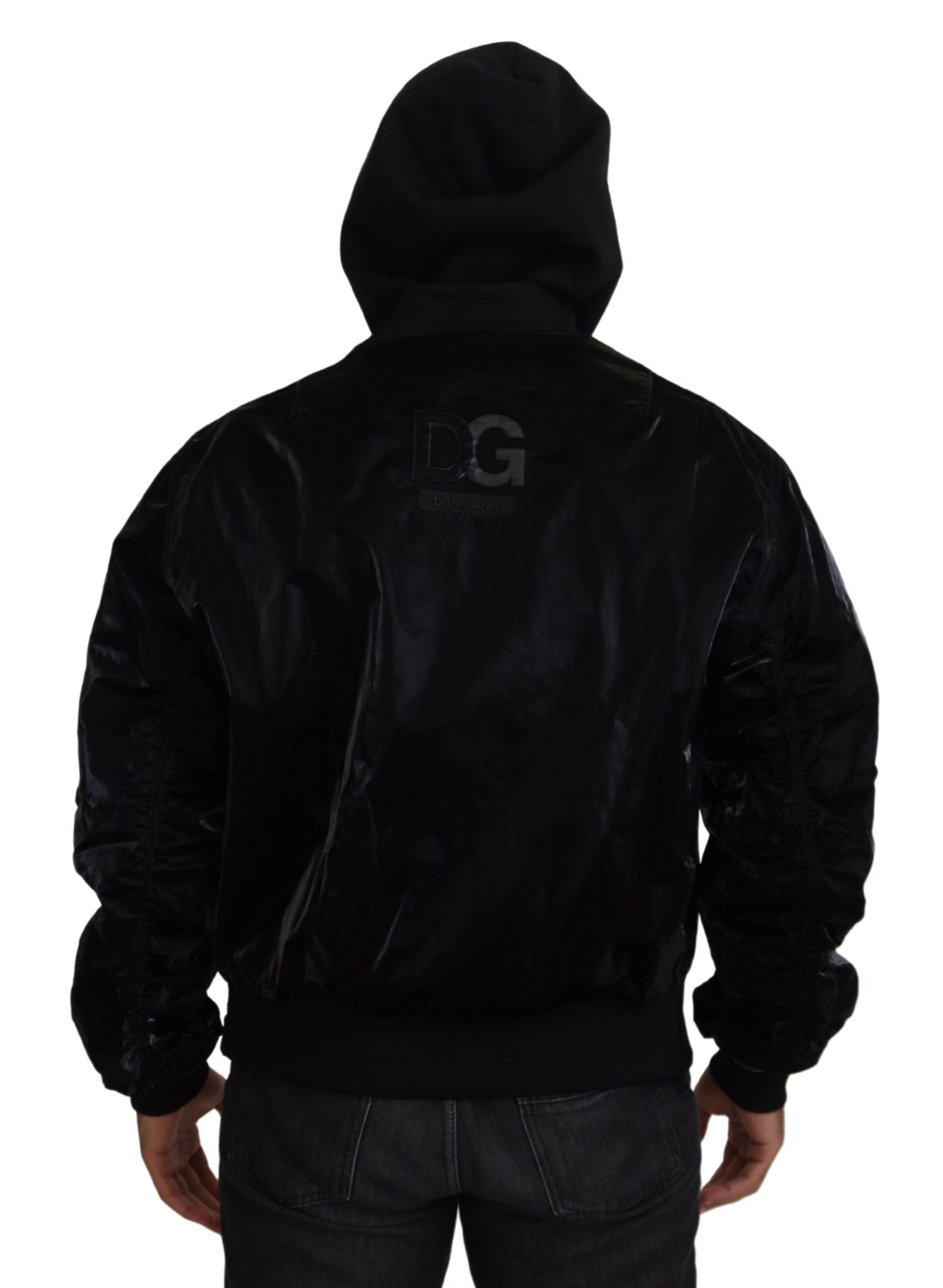 Dolce & Gabbana Black Bomber for Men detail view