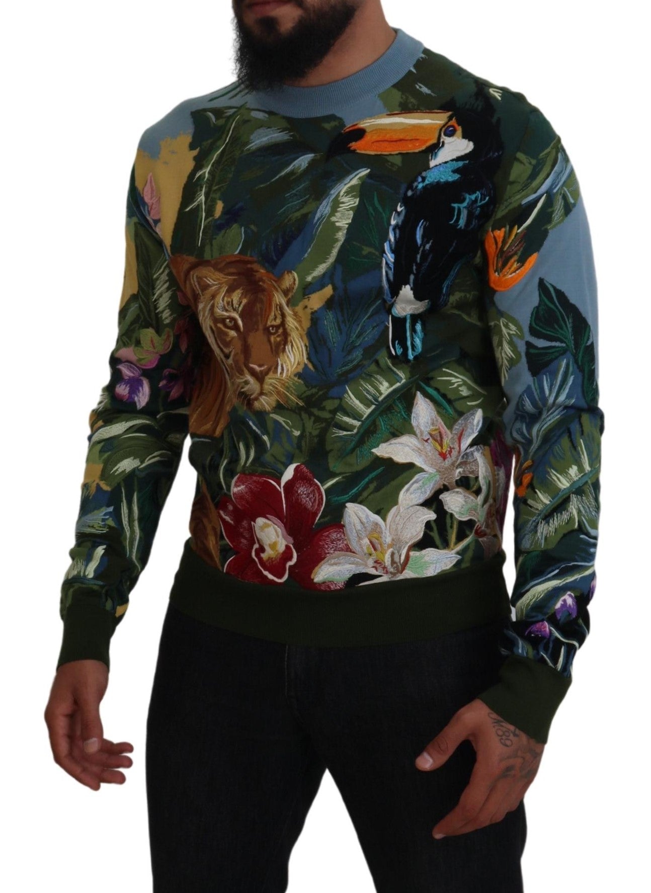 Dolce & Gabbana Multicolor Sweatshirt for Men additional view