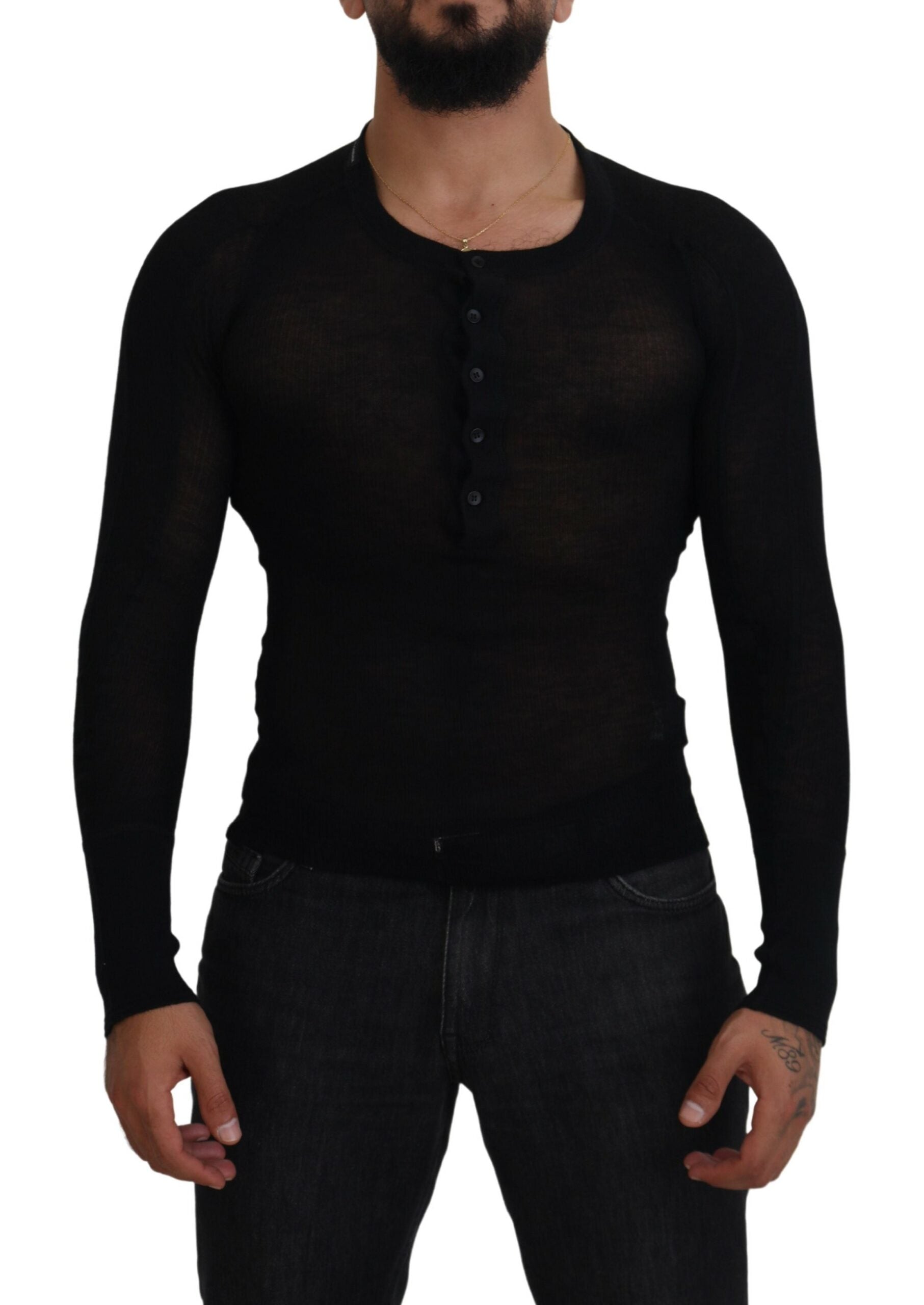 Dolce & Gabbana Black Cashmere for Men