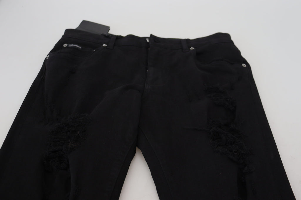 Dolce & Gabbana Black Slim Fit Jeans for Men additional view