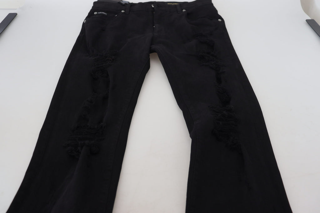 Dolce & Gabbana Black Slim Fit Jeans for Men additional view