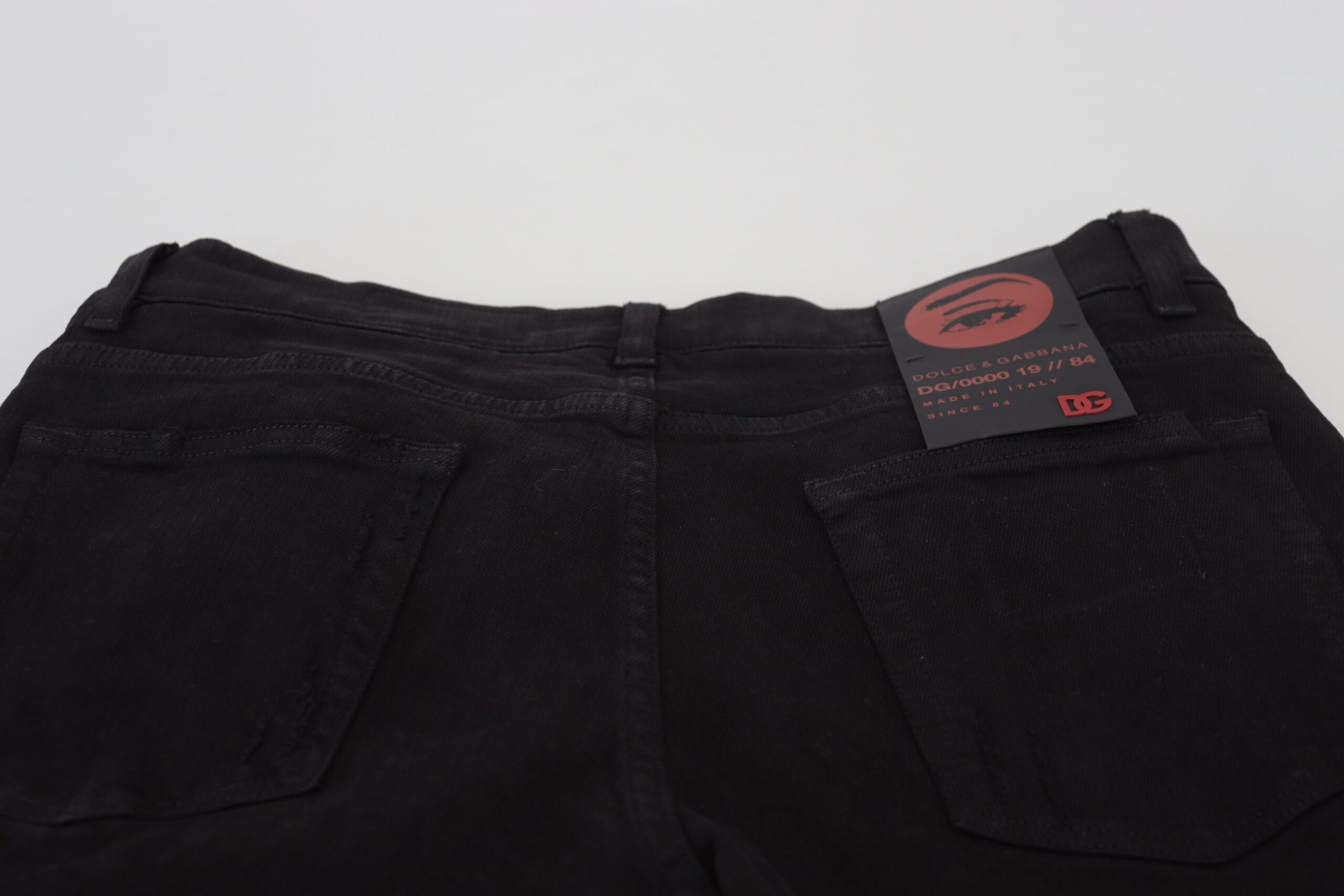 Dolce & Gabbana Black Slim Fit Jeans for Men additional view