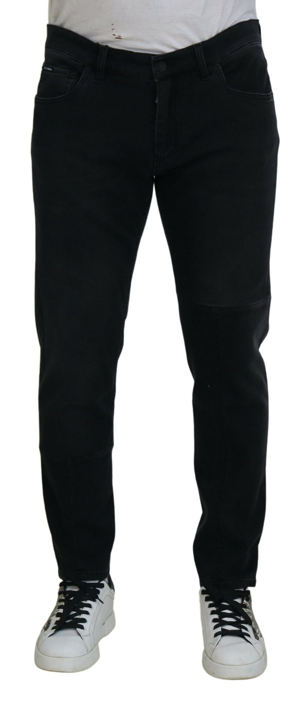 Dolce & Gabbana Black Skinny Jeans for Men