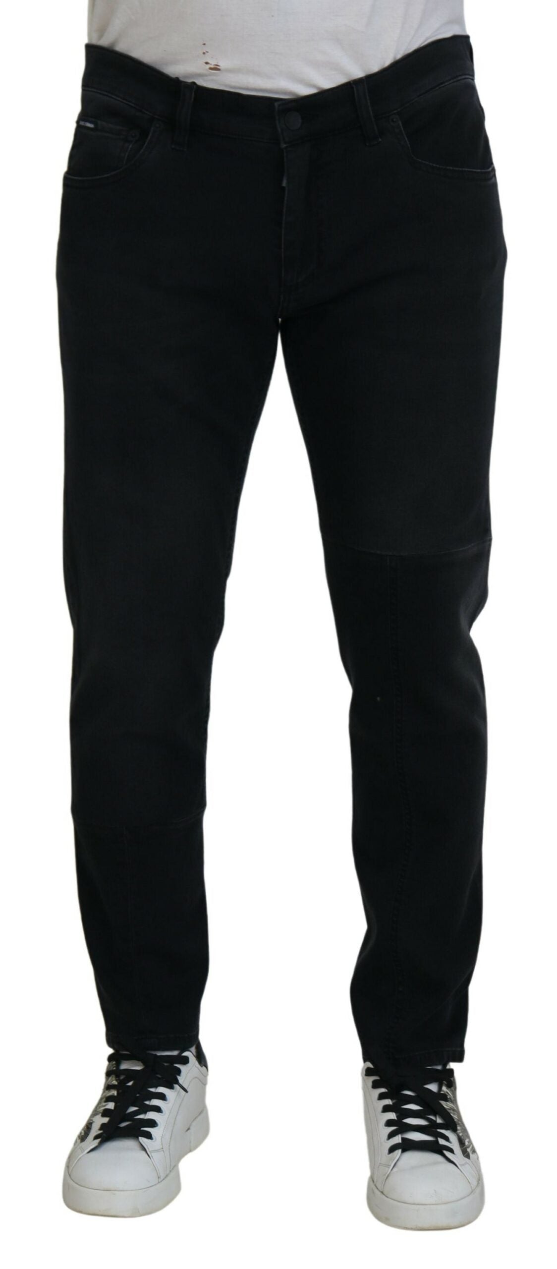 Dolce & Gabbana Black Skinny Jeans for Men