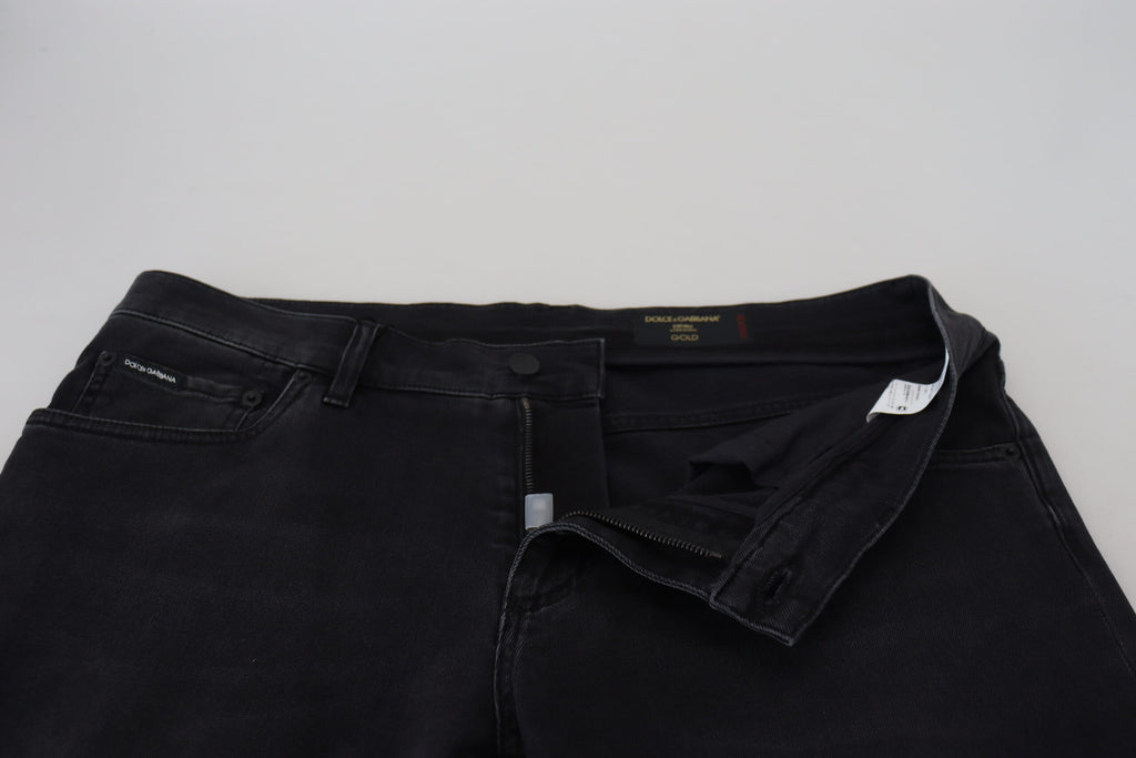 Dolce & Gabbana Black Skinny Jeans for Men additional view