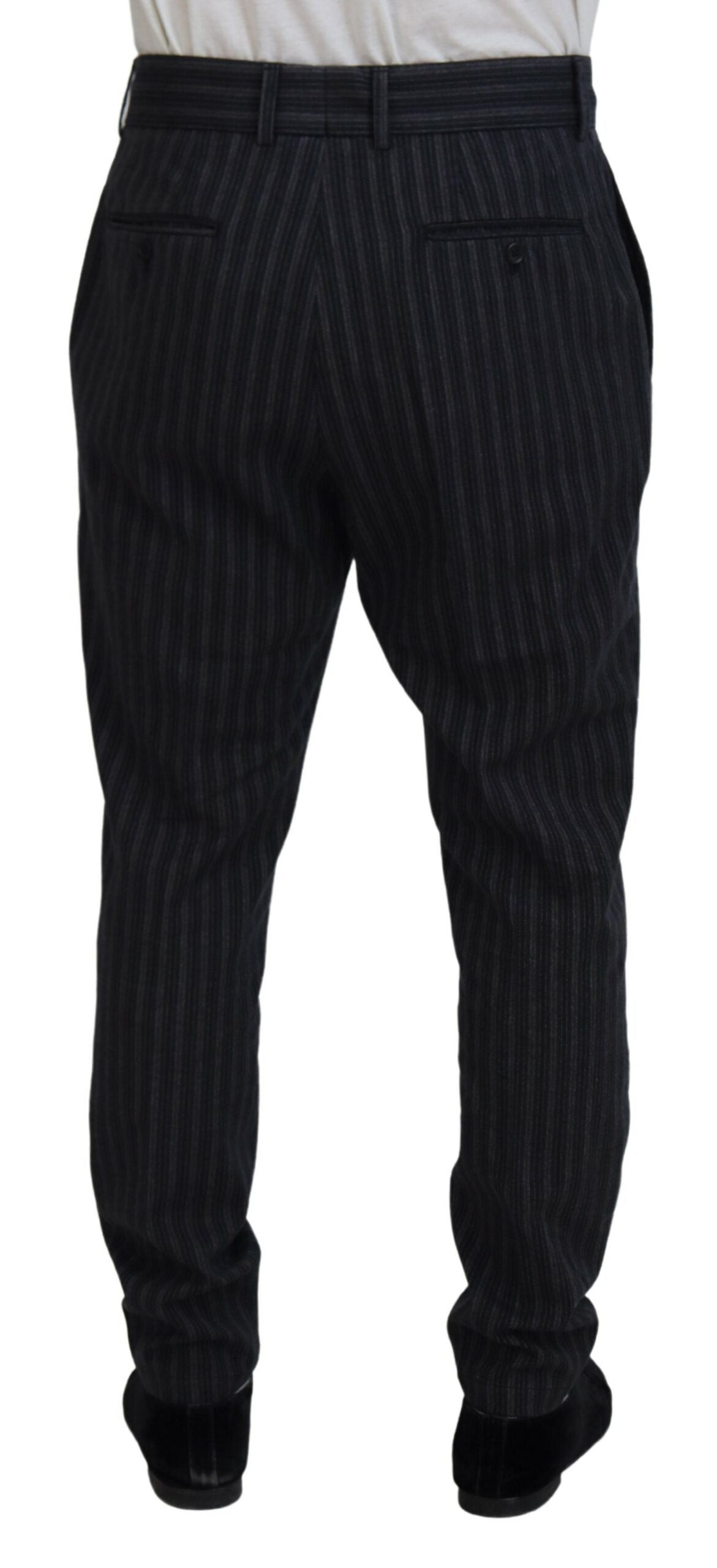 Dolce & Gabbana Grey Dress Pants for Men detail view