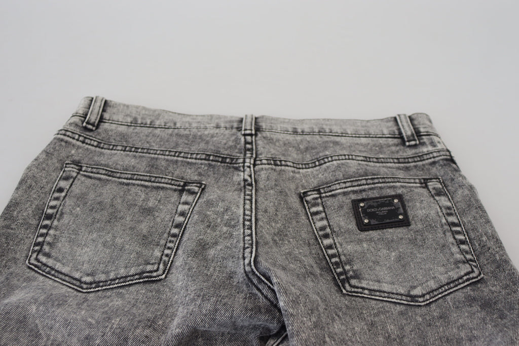 Dolce & Gabbana Grey Slim Fit Jeans for Men additional view
