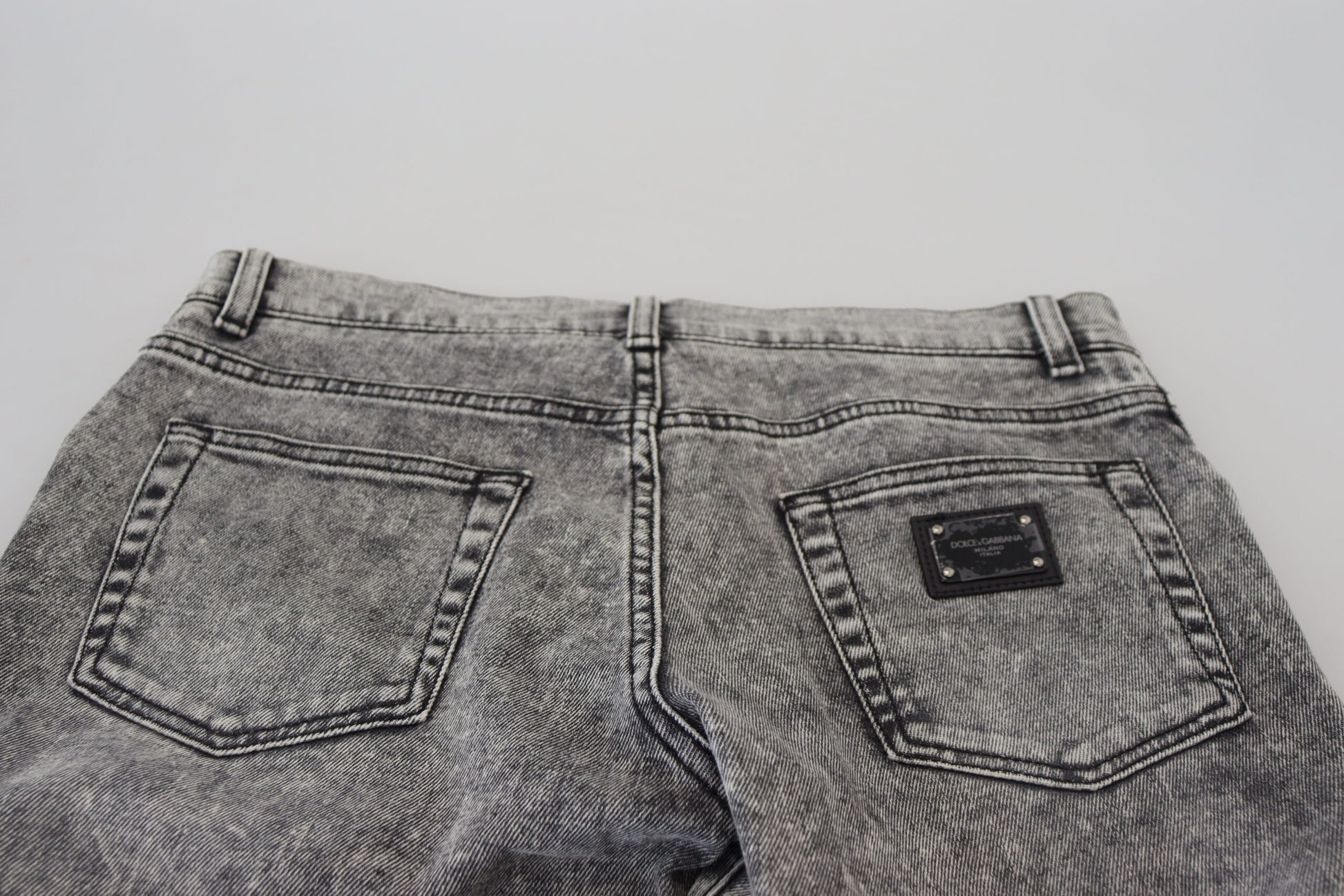 Dolce & Gabbana Grey Slim Fit Jeans for Men additional view