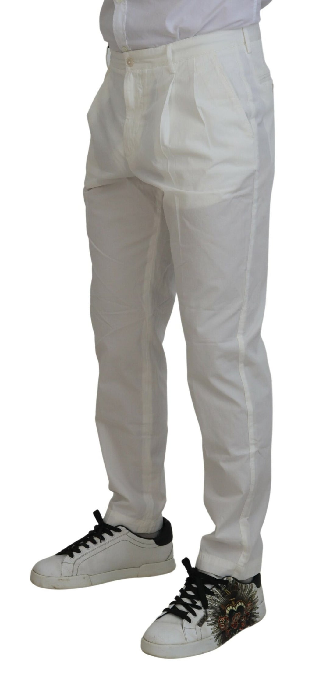 Dolce & Gabbana White Chino Pants for Men alternate view