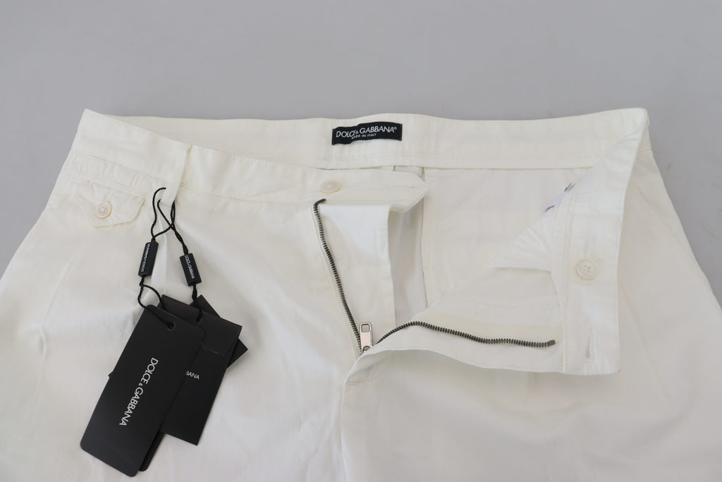 Dolce & Gabbana White Chino Pants for Men additional view