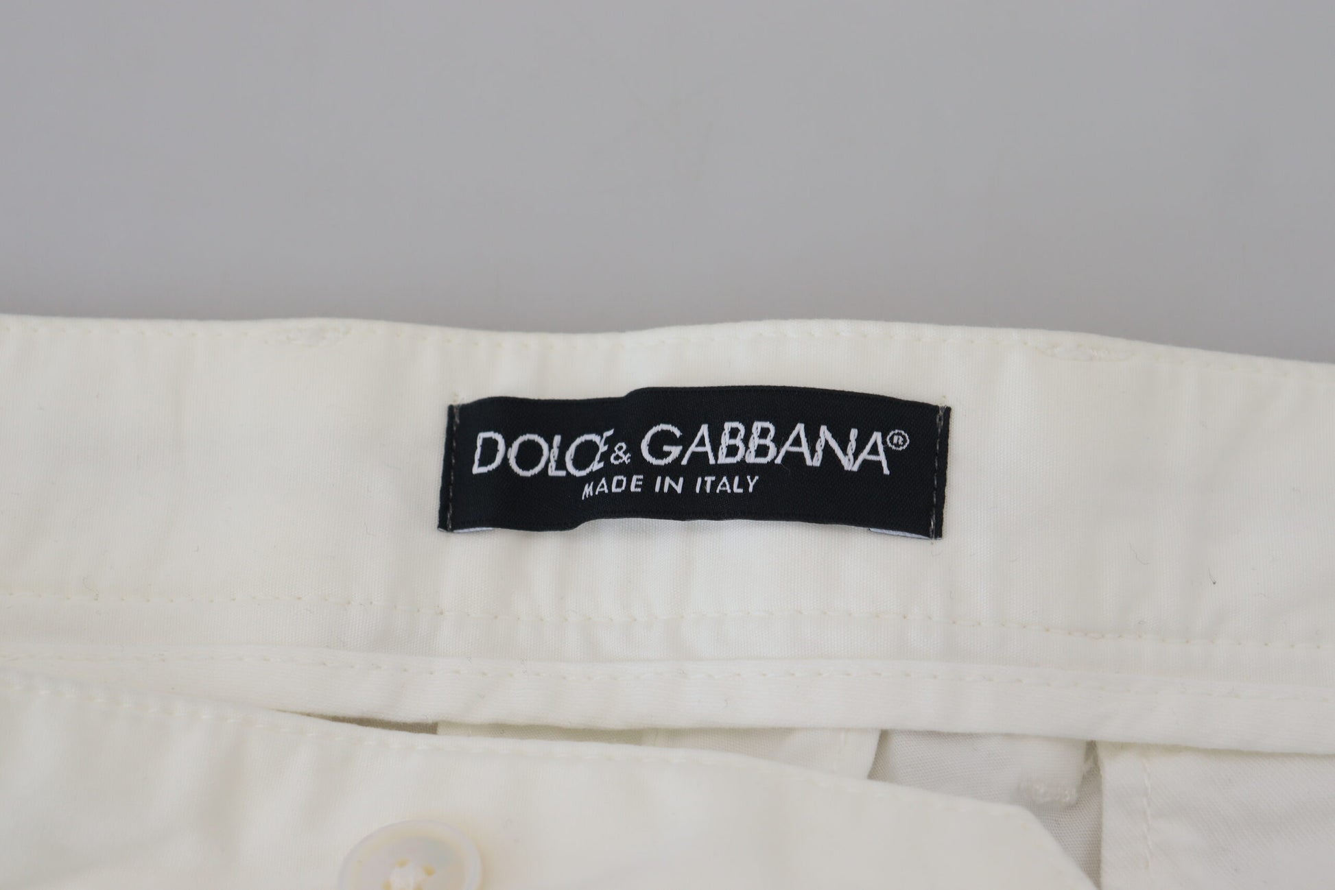 Dolce & Gabbana White Chino Pants for Men additional view