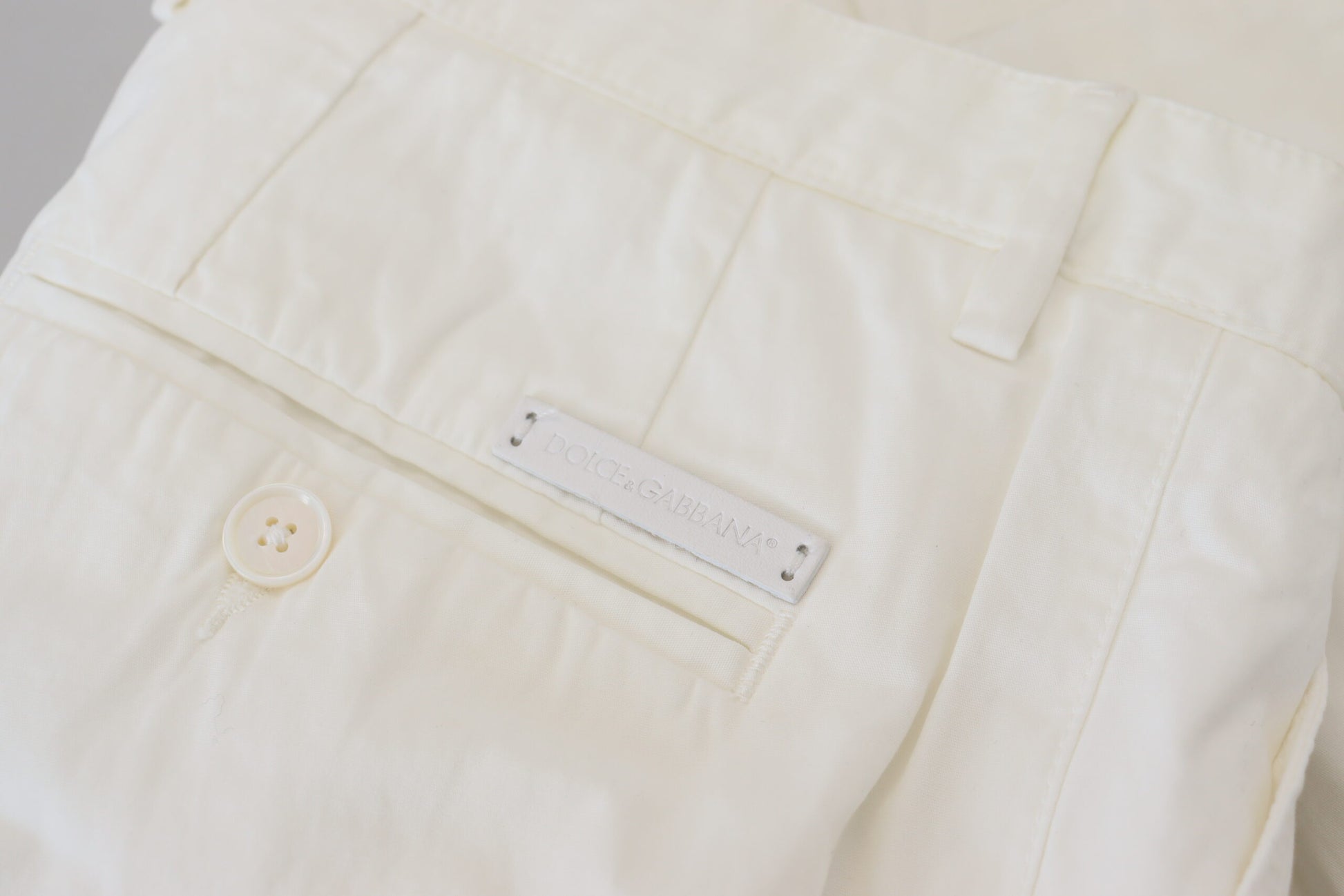 Dolce & Gabbana White Chino Pants for Men additional view
