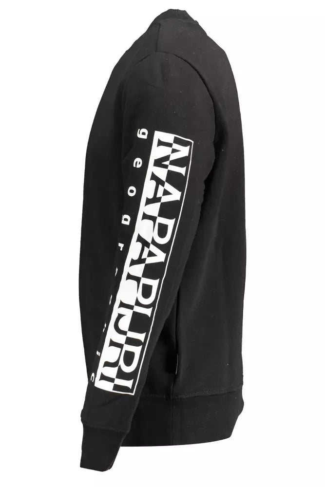 Napapijri Black Sweatshirt for Men detail view