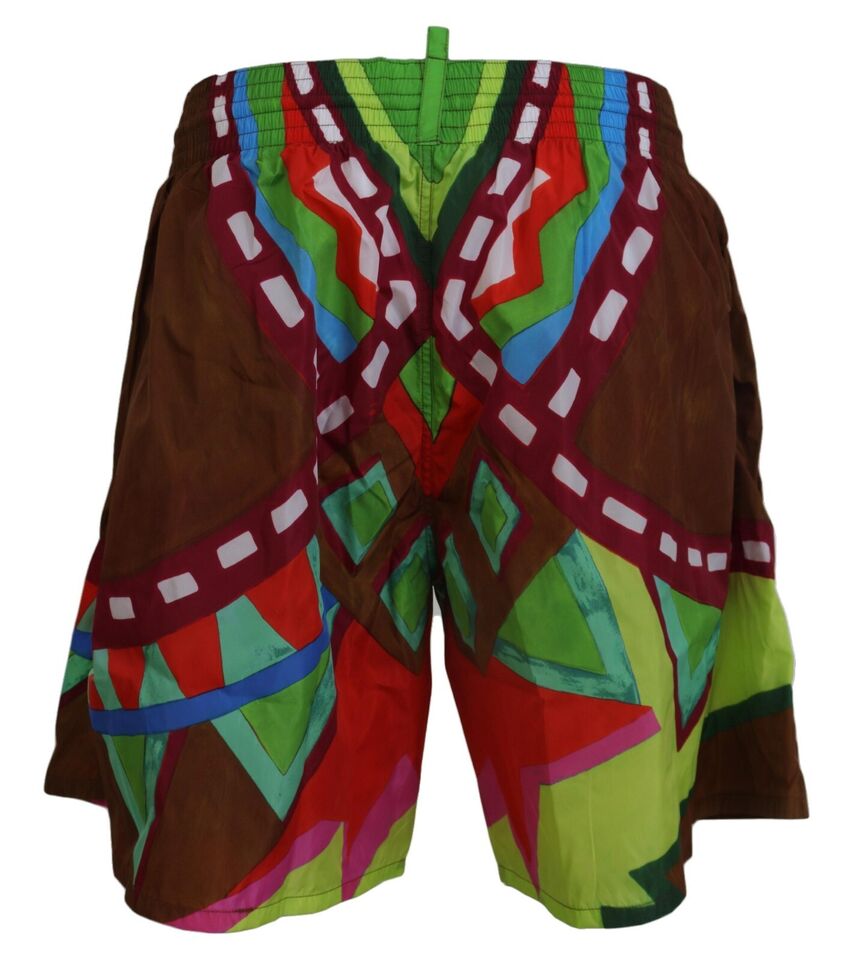 Dsquared² Multicolor Swim Shorts for Men alternate view