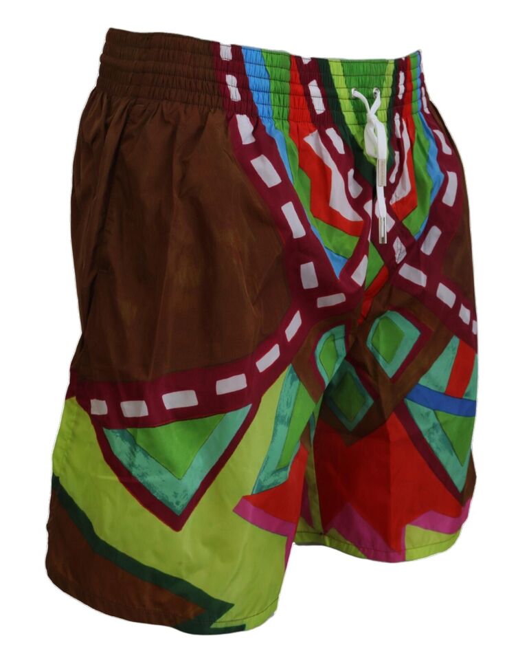 Dsquared² Multicolor Swim Shorts for Men side view