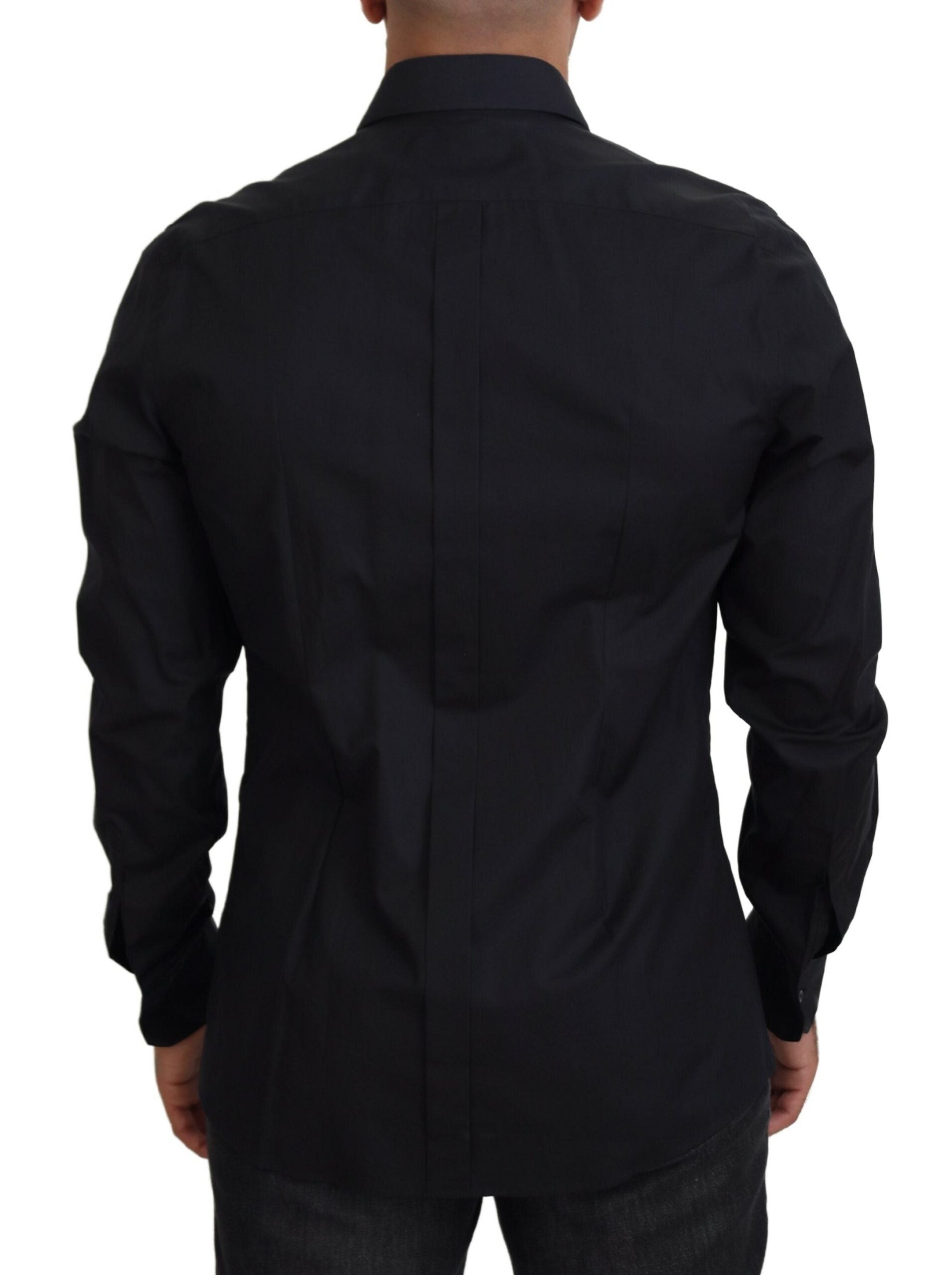 Chemise Dolce & Gabbana en coton slim fit Roses Noires