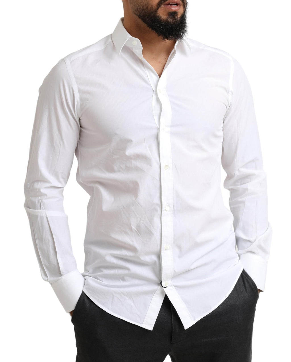 Dolce & Gabbana White Dress Shirt for Men additional view