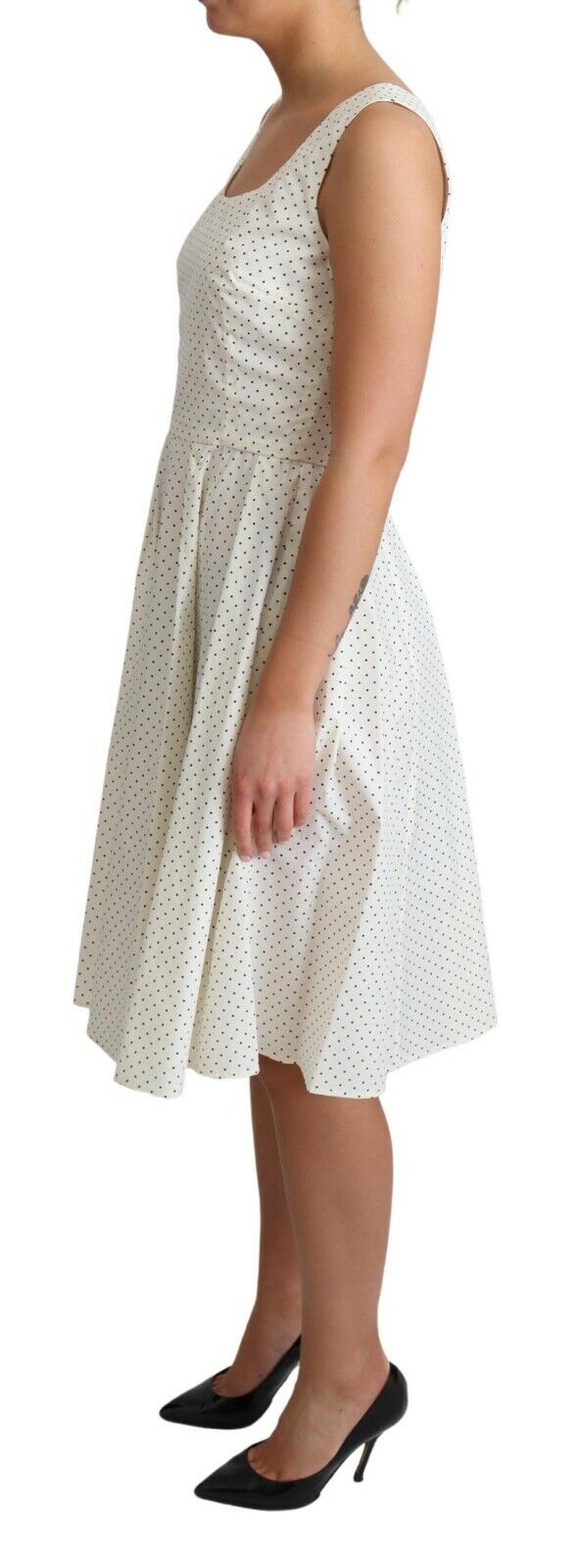Dolce & Gabbana White Midi Dress for Women detail view