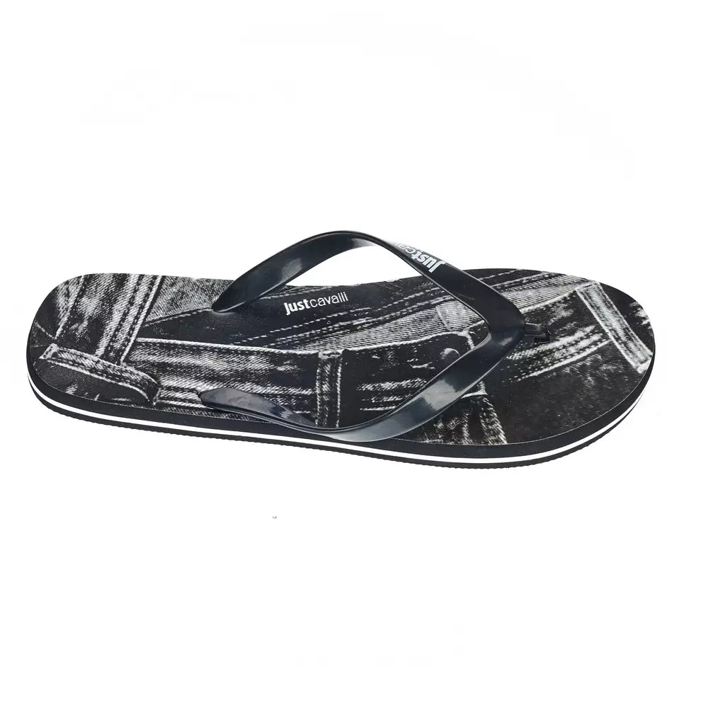 Sandale pour homme Just Cavalli Black EVA