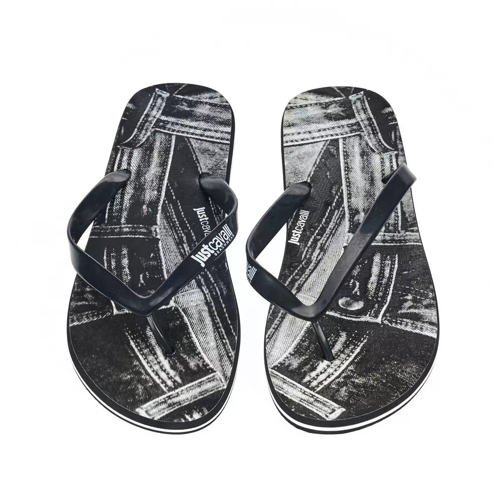 Sandale pour homme Just Cavalli Black EVA