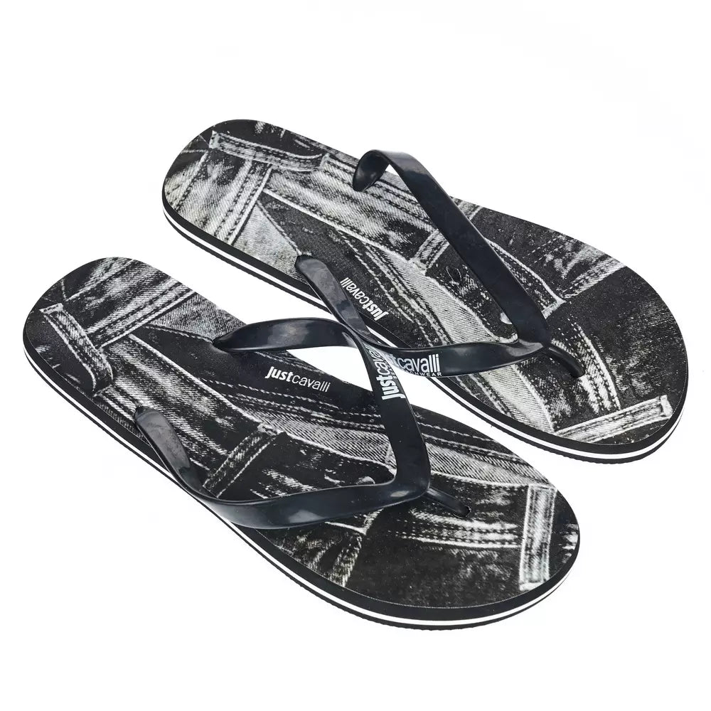Sandale pour homme Just Cavalli Black EVA