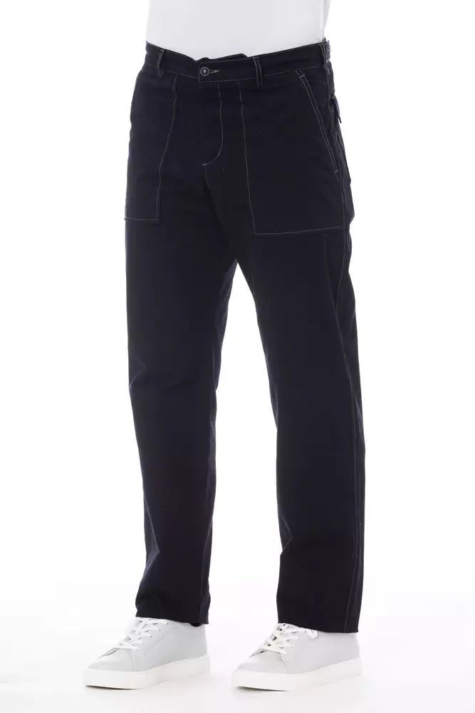 Alpha Studio Blue Casual Pants for Men alternate view