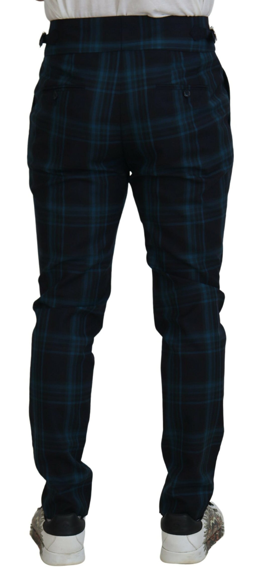Dolce & Gabbana Blue Chino Pants for Men detail view
