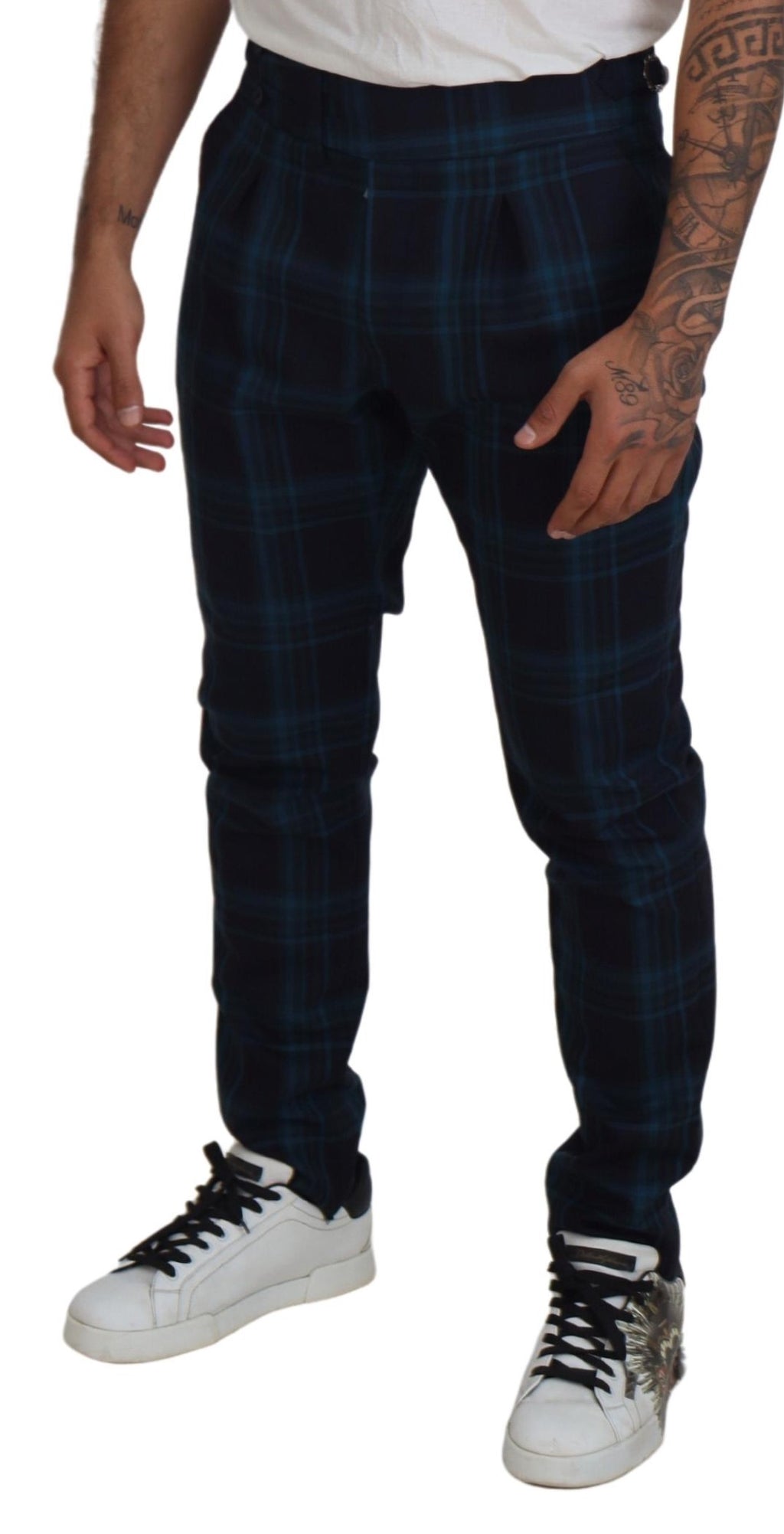 Dolce & Gabbana Blue Chino Pants for Men side view