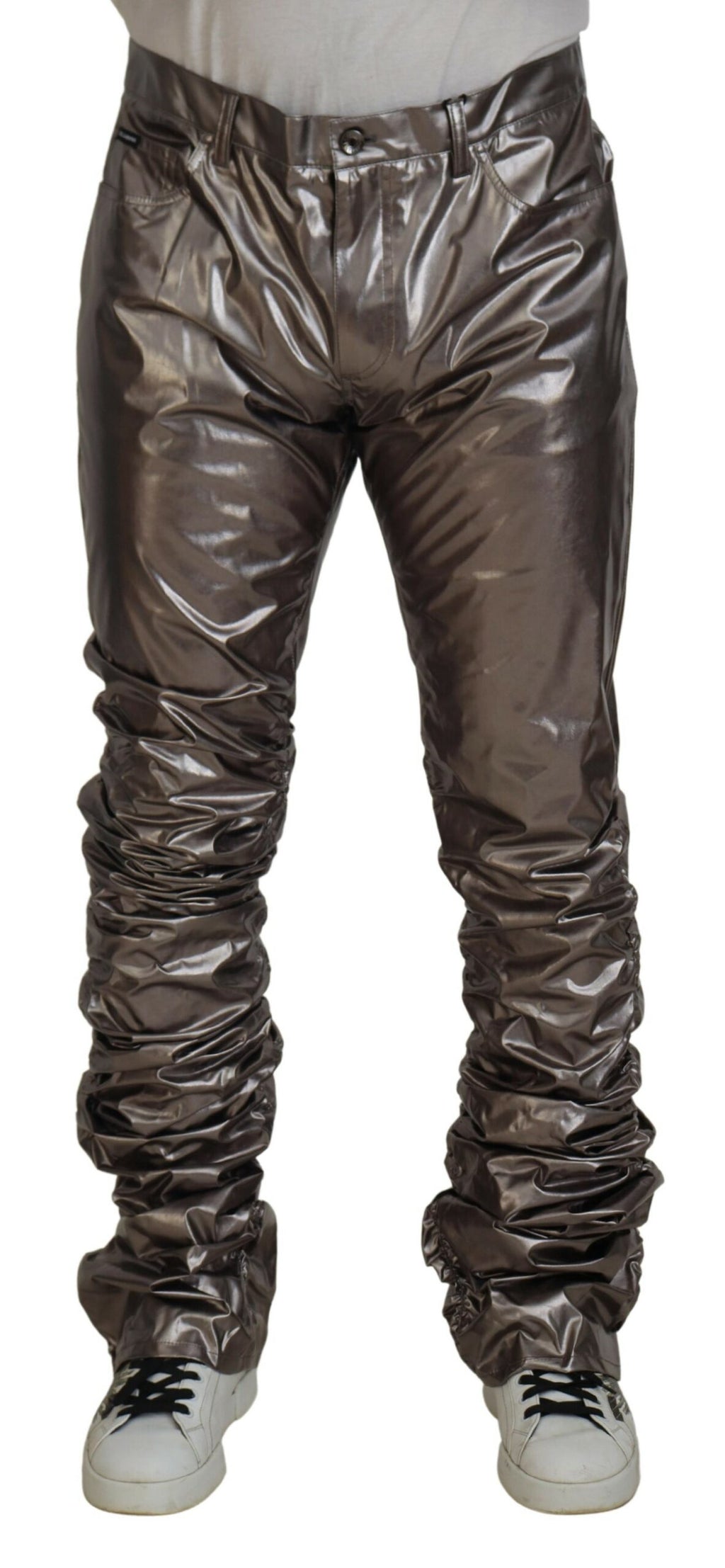 Dolce & Gabbana Silver Casual Pants for Men