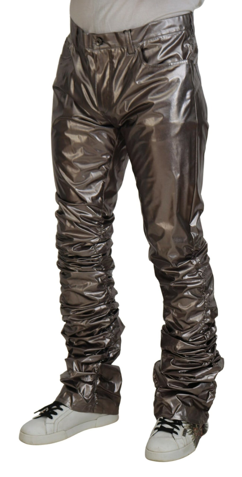 Dolce & Gabbana Silver Casual Pants for Men alternate view