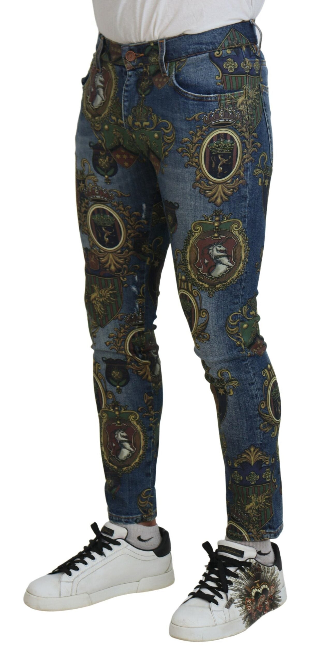 Dolce & Gabbana Blue Slim Fit Jeans for Men alternate view