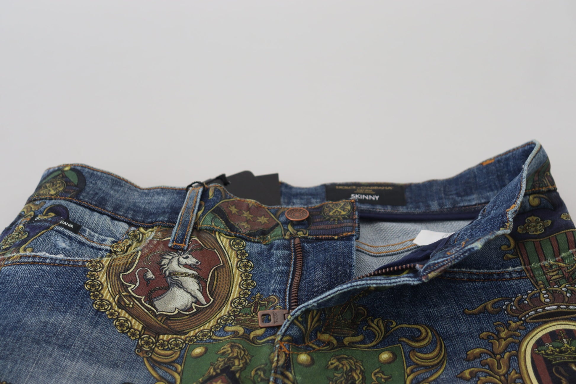 Dolce & Gabbana Blue Slim Fit Jeans for Men additional view