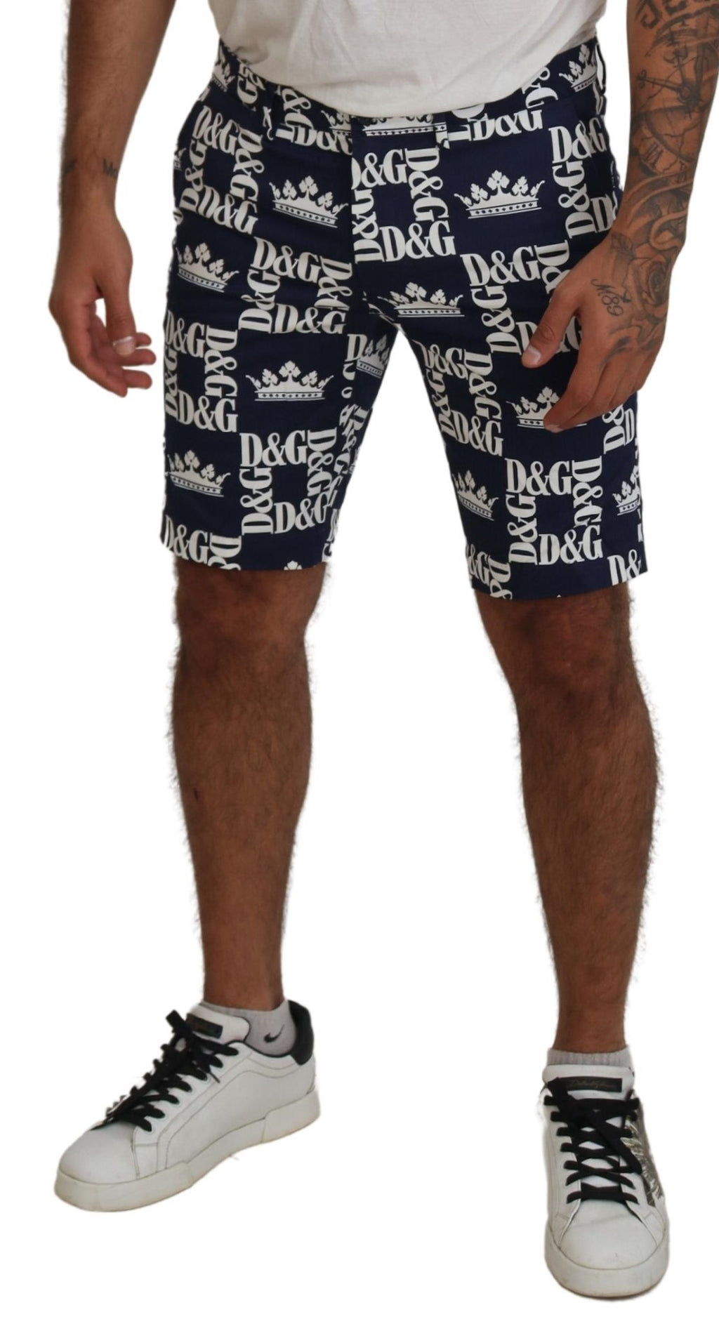 Dolce & Gabbana Blue Shorts for Men side view