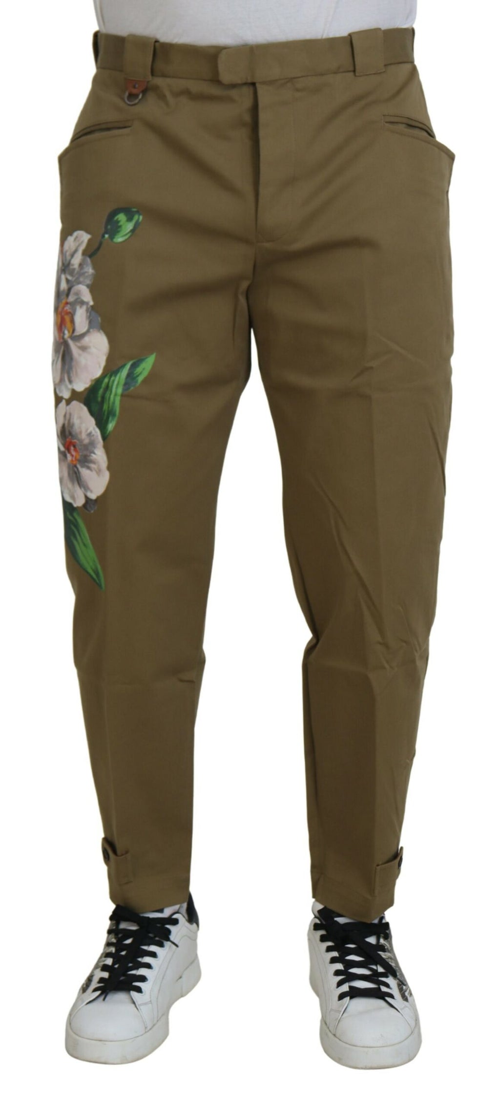 Dolce & Gabbana Beige Chino Pants for Men