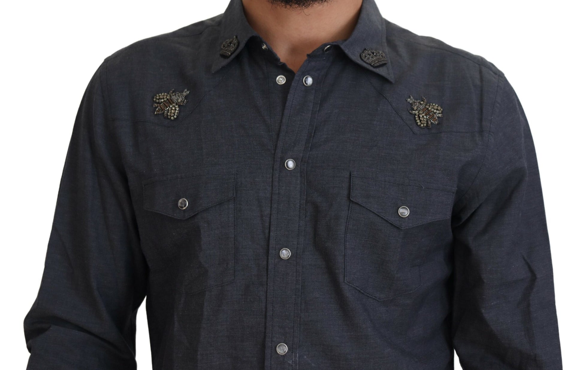 Dolce & Gabbana Blue Denim for Men side view