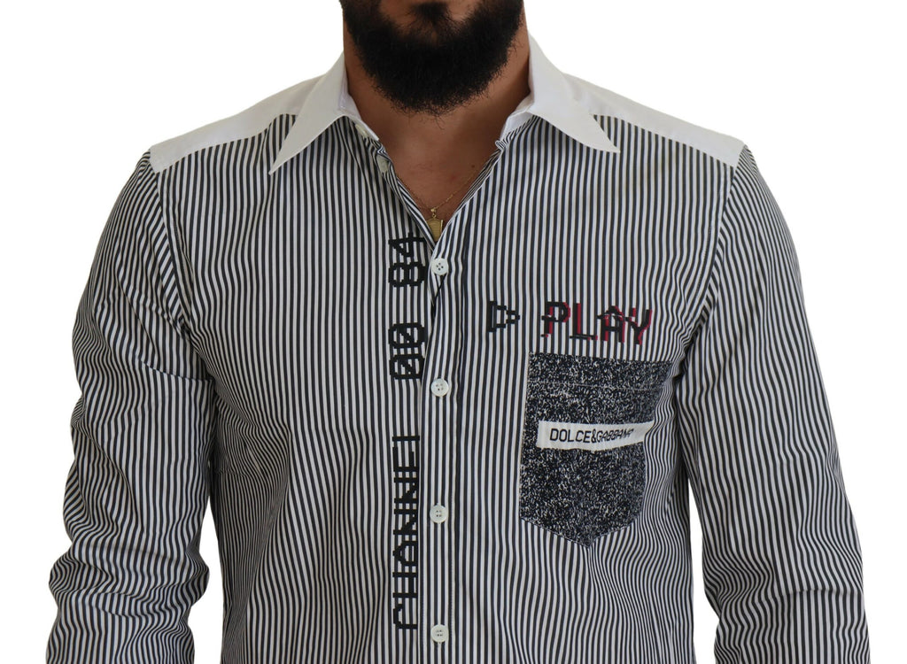 Dolce & Gabbana Grey Shirt for Men detail view