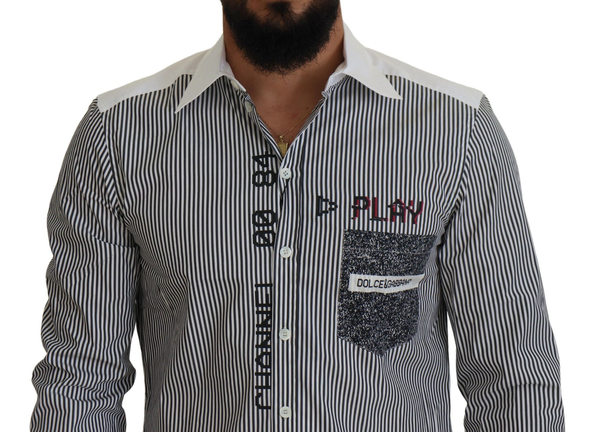 Dolce & Gabbana Grey Shirt for Men detail view