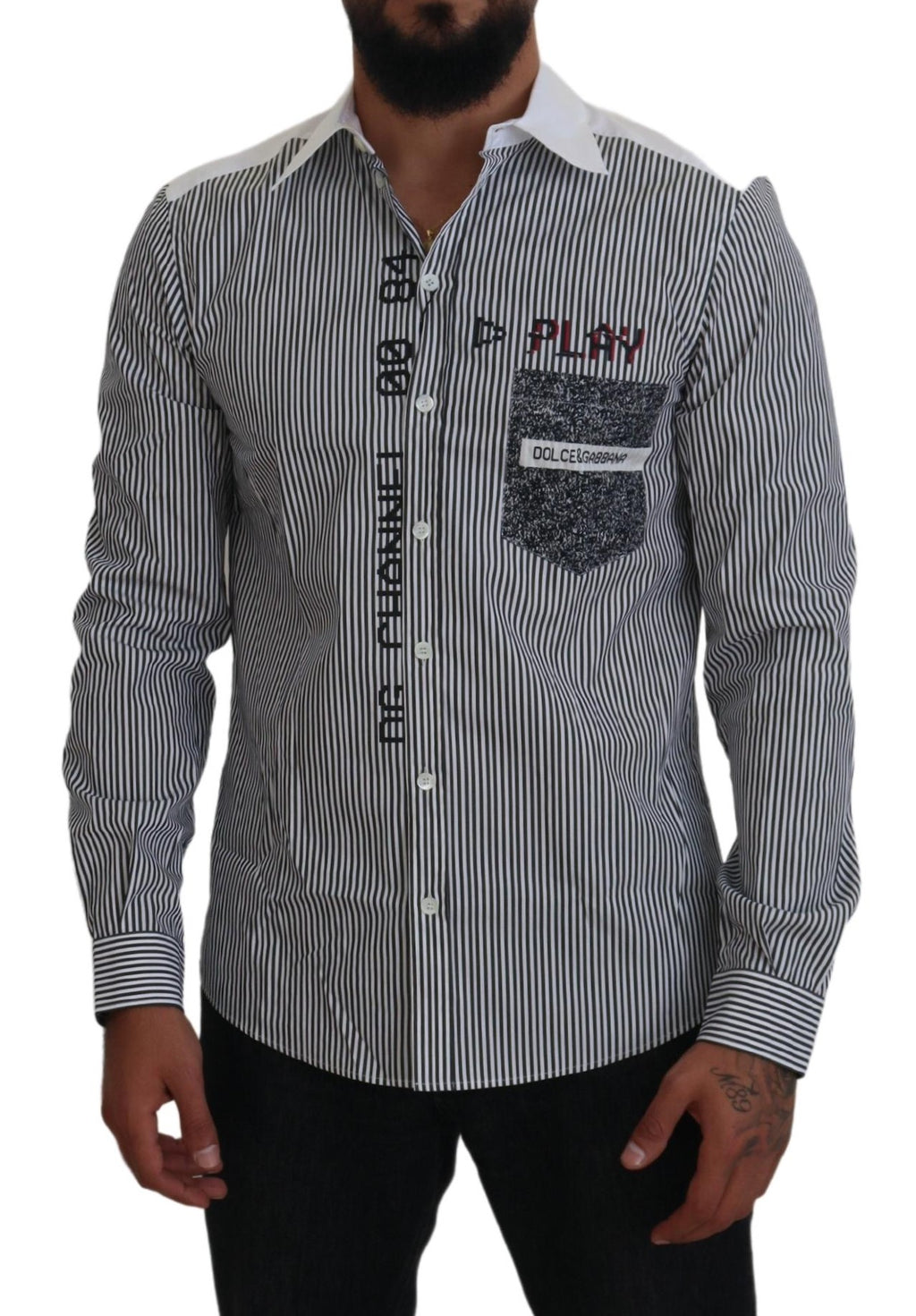 Dolce & Gabbana Grey Shirt for Men side view
