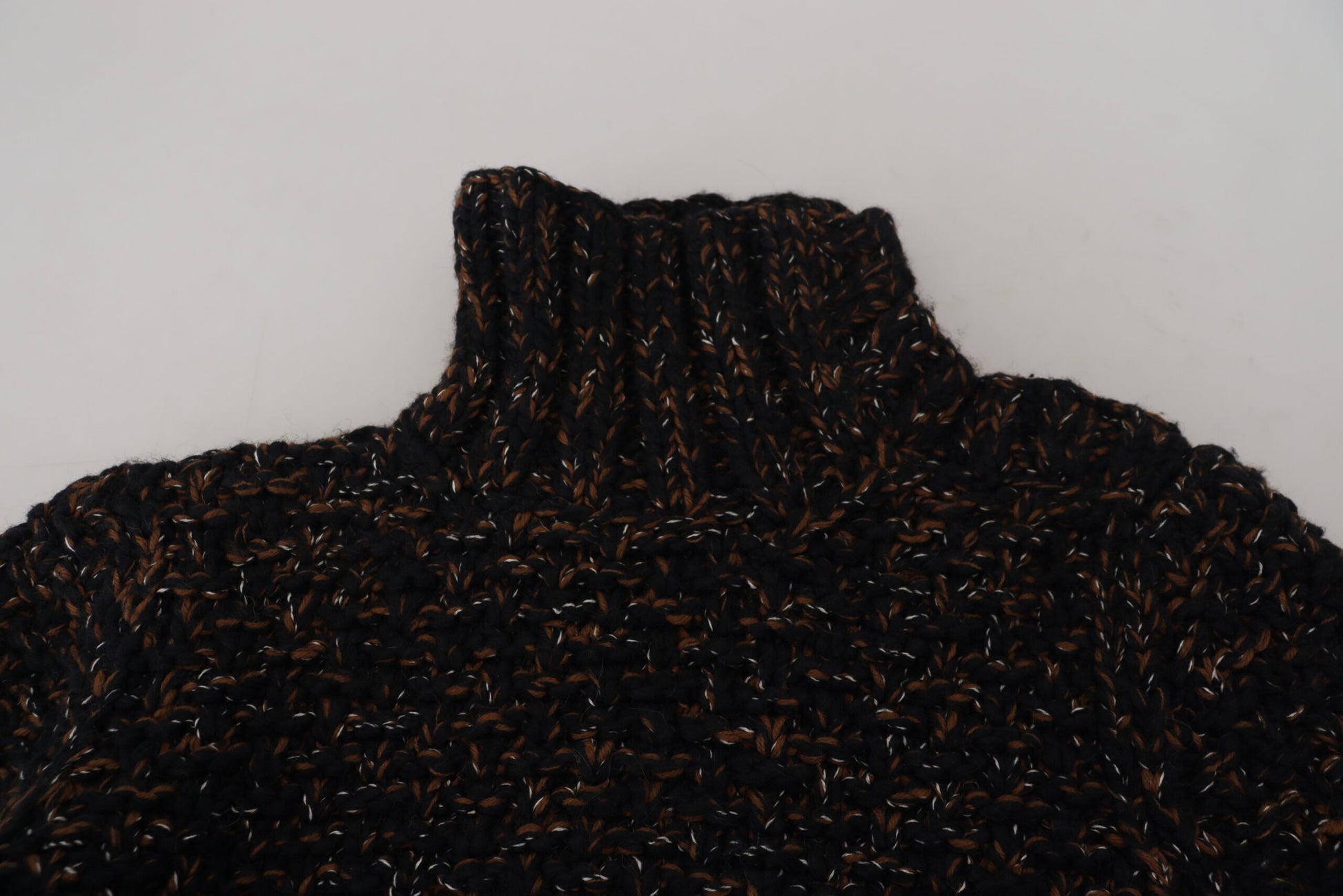Pull col roulé Dolce & Gabbana marron Fatto A Mano