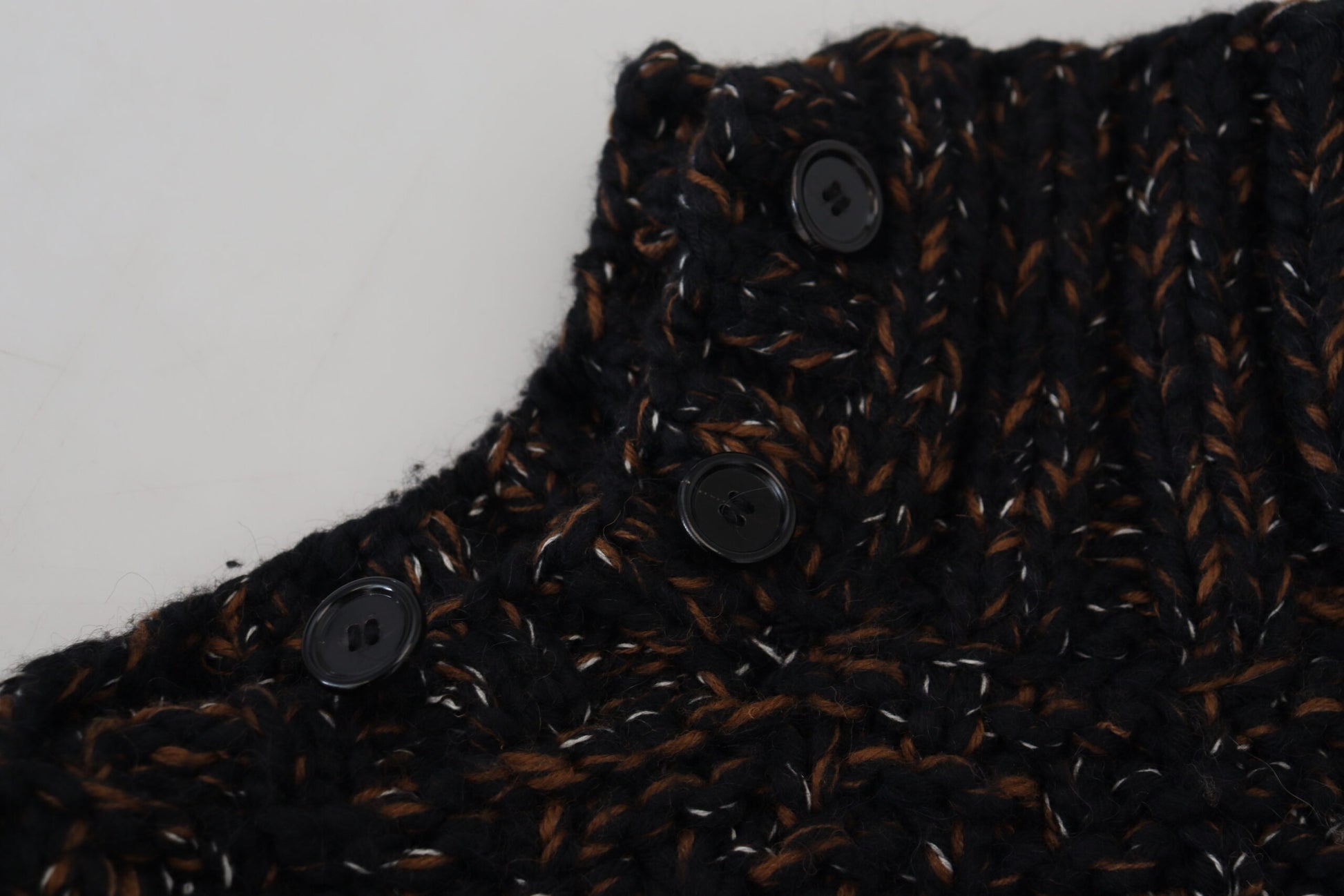 Pull col roulé Dolce & Gabbana marron Fatto A Mano